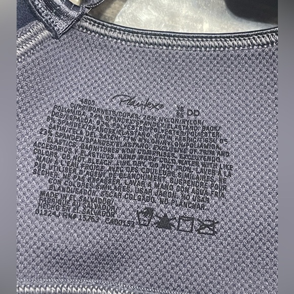 🩶Playtex Bra 18 Hour Size 38DD Sensationally Sleek Wirefree gray🩶 - Picture 4 of 6